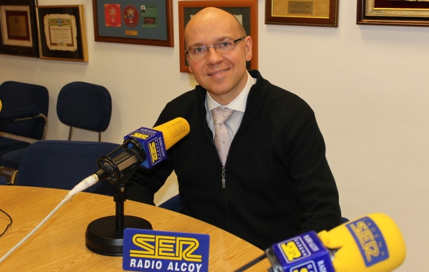 Vicente Ribes en Radio Alcoy