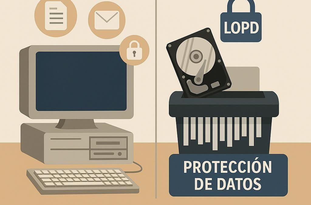 Voy a cambiar de ordenador ¿qué hago para cumplir la LOPD?