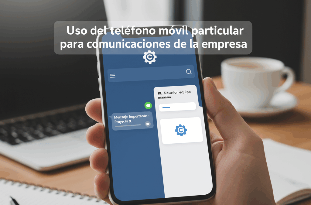 Uso del teléfono móvil particular de un trabajador para comunicaciones de la empresa