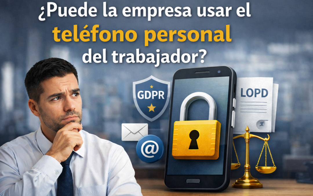 ¿Puede la empresa usar el teléfono personal del trabajador?