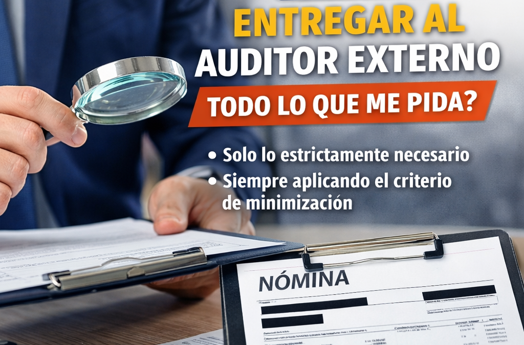 ¿Debo entregar al auditor la nómina de un trabajador?